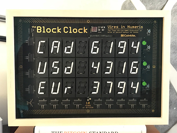 bitcoin clock mini